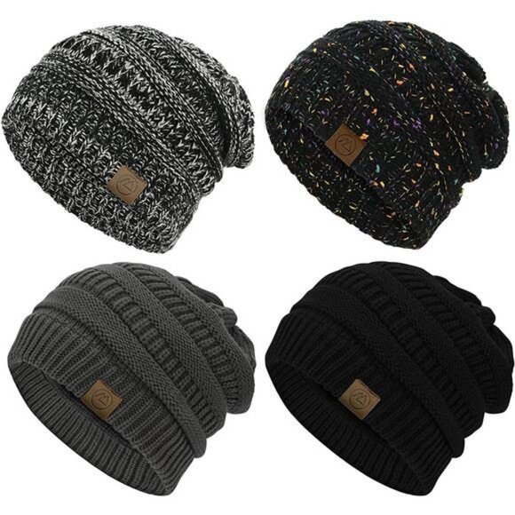 Winter Hats for Women Cable Knit Beanie Soft Thick Winter Hat main image 6